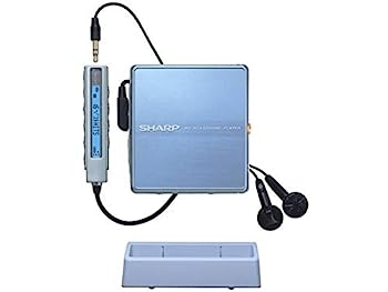 【中古】SHARP シャープ MD-ST600-A ブルー系 ポータブルMDプレーヤー MDLP対応 (MD再生専用機)