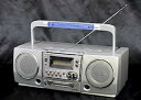 【中古】SHARP シャープ MD-FS503-S(シルバー) MD/CDシステム (CD/MDデッキ)(ラジカセ形状タイプ)