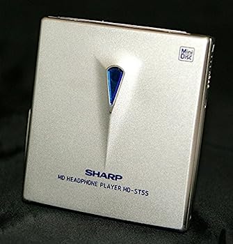 【中古】SHARP シャープ MD-ST55-S アークティックシルバー ポータブルMDプレーヤー(MD再生専用機/MDウォークマン)