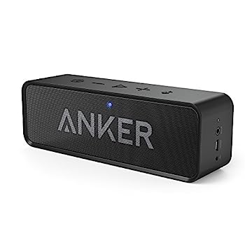 【中古】Anker SoundCore ポータブル Bluetooth5.0 スピーカー 24時間連続再生可能「デュアルドライバー / IPX5防水規格 / ワイヤレススピーカー / 内蔵