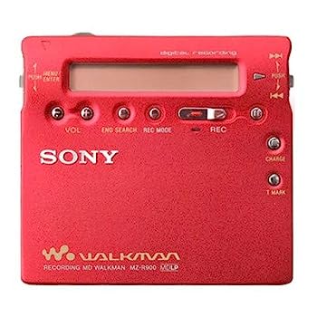 【中古】（非常に良い）SONY ソニー　MZ-R900-R レッド　ポータブルMDレコーダー（MD録音再生兼用機/MDウォークマン）　MDLP対応