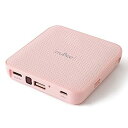 【中古】エコデバイス モバイルプロジェクター muBeeムービー ミニプロジェクター mini projector 白/黒/ピンク (ピンク)