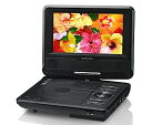 【中古】グリーンハウス ポータブル DVD プレーヤー 7型 ワイド液晶 (1024×600) 搭載 (車載用ヘッドレスト取り付けキット付属) 単3形乾電池対応...