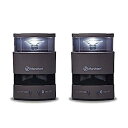 【中古】MoriMori W Speaker GRAY ダブル スピーカー ダークグレー色 LEDライト付ブルートゥーススピーカー キャリングケース付 FWS-...