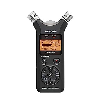 【中古】TASCAM(タスカム) DR-07MK II VER2 リニアPCMレコーダー ハンディレコーダー Youtube ASMR 音楽 野鳥 鉄道録音 24bit/96kHz ハイレゾ