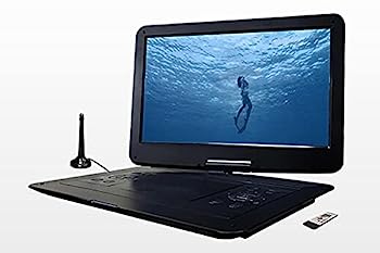 【中古】OVERTIME 画機能付き フルセグ ポータブルDVDプレーヤー OT-TVD154AK