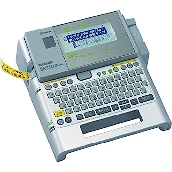 【中古】キングジム モノクロ ラベルライター「テプラ」PRO SR750 シルバー