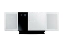 【中古】(非常に良い)Panasonic コンパクトステレオシステム ホワイト SC-HC35-W