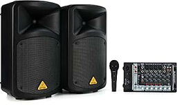 【中古】（非常に良い）Behringer ポータブルPAシステム 8ch 超軽量デザイン MP3プレーヤー/ULMワイヤレス対応USBポート/FBQ機能/リバーブエフェクト/ボイスオーバー機