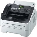 【中古】ブラザー工業 brother プリンター A4モノクロレーザー複合機 JUSTIO 20PPM/FAX/ADF/受話器 FAX-2840