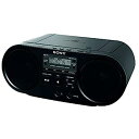 【中古】(非常に良い)ソニー CDラジオ ZS-S40 : FM/AM/ワイドFM対応 ブラック ZS-S40 B