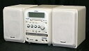 【中古】Victor ビクター JVC UX-QM3-W ホワイト マイクロコンポーネントMDメモリーシステム 512MB (CD/MDコンポ) (本体CA-U...