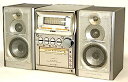 【中古】Victor ビクター JVC UX-Z11WMD-S シルバー ダブルMDミニコンポ(CD/MDコンポ)