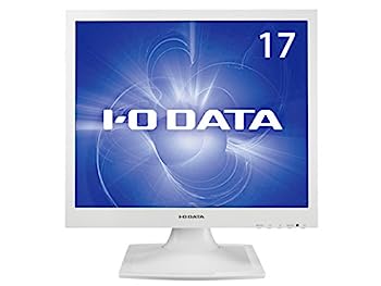 （非常に良い）I-O DATA フリッカーレス設計 17型スクエア液晶 ホワイト LCD-AD173SESW