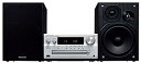 【中古】(非常に良い)パナソニック ミニコンポ ハイレゾ音源対応 USBメモリー/Bluetooth対応 シルバー SC-PMX80-S