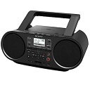 【中古】ソニー CDラジオ Bluetooth/FM/AM/ワイドFM対応 語学学習用機能 電池駆動可能 ブラック ZS-RS81BT