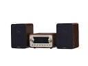 【中古】(非常に良い)SANSUI 真空管ハイブリッドアンプ搭載CDステレオシステム SMC-300BT ブラウン