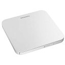 【中古】(非常に良い)I/Oデータ USB 2.0対応 ポータブルDVDドライブ (ホワイト)「編集ソフト付き」 DVRP-U8ZW