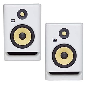 【中古】KRK RP5 Rokit 5 G4 プロフェッショナル バイアンプ 5インチ パワースタジオモニター ホワイトノイズ 1組