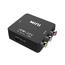 【中古】HDMI to AVコンバーター コンポジット HDMI to RCA 変換コンバーター PAL/NTSC切替 1080P対応 HDMIからアナログに変換アダプタ 音声転送 USB給電