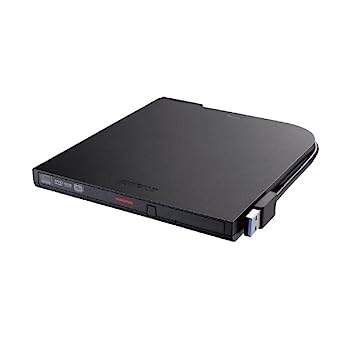 【中古】バッファロー DVSM-PTC8U3-BKB USB Type-C変換アダプター付属 外付DVDドライブ