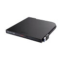 【中古】(非常に良い)バッファロー DVSM-PTC8U3-BKB USB Type-C変換アダプター付属 外付DVDドライブ