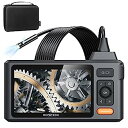 【中古】DEPSTECH ファイバースコープ デュアルレンズ デジタル内視鏡 2023年最新型 1080P 5インチIPSスクリーン 大画面モニター搭載 スネークカメラ 7.9