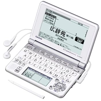 【中古】（非常に良い）CASIO Ex-word 電子辞書 XD-SP6600WE 100コンテンツ多辞書 ネイティブ+7ヶ国TTS..