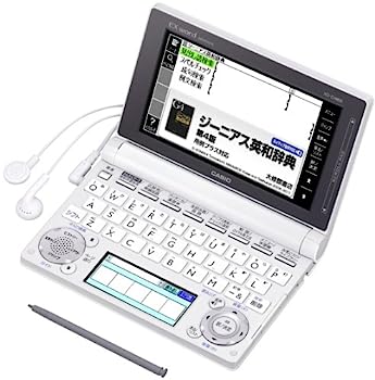 【中古】（非常に良い）カシオ計算機 電子辞書 EX-word XD-D4800 (140コンテンツ/高校生モデル/ホワイト) XD-D4800WE【メーカー名】【メーカー型番】【ブランド名】CASIO(カシオ)【商品説明】カシオ計算機 電子辞書 EX-word XD-D4800 (140コンテンツ/高校生モデル/ホワイト) XD-D4800WEこちらの商品は中古品となっております。 画像はイメージ写真ですので 商品のコンディション・付属品の有無については入荷の度異なります。 買取時より付属していたものはお付けしておりますが付属品や消耗品に保証はございません。 商品ページ画像以外の付属品はございませんのでご了承下さいませ。 中古品のため使用に影響ない程度の使用感・経年劣化（傷、汚れなど）がある場合がございます。 また、中古品の特性上ギフトには適しておりません。 当店では初期不良に限り 商品到着から7日間は返品を受付けております。 他モールとの併売品の為 完売の際はご連絡致しますのでご了承ください。 プリンター・印刷機器のご注意点 インクは配送中のインク漏れ防止の為、付属しておりませんのでご了承下さい。 ドライバー等ソフトウェア・マニュアルはメーカーサイトより最新版のダウンロードをお願い致します。 ゲームソフトのご注意点 特典・付属品・パッケージ・プロダクトコード・ダウンロードコード等は 付属していない場合がございますので事前にお問合せ下さい。 商品名に「輸入版 / 海外版 / IMPORT 」と記載されている海外版ゲームソフトの一部は日本版のゲーム機では動作しません。 お持ちのゲーム機のバージョンをあらかじめご参照のうえ動作の有無をご確認ください。 輸入版ゲームについてはメーカーサポートの対象外です。 DVD・Blu-rayのご注意点 特典・付属品・パッケージ・プロダクトコード・ダウンロードコード等は 付属していない場合がございますので事前にお問合せ下さい。 商品名に「輸入版 / 海外版 / IMPORT 」と記載されている海外版DVD・Blu-rayにつきましては 映像方式の違いの為、一般的な国内向けプレイヤーにて再生できません。 ご覧になる際はディスクの「リージョンコード」と「映像方式※DVDのみ」に再生機器側が対応している必要があります。 パソコンでは映像方式は関係ないため、リージョンコードさえ合致していれば映像方式を気にすることなく視聴可能です。 商品名に「レンタル落ち 」と記載されている商品につきましてはディスクやジャケットに管理シール（値札・セキュリティータグ・バーコード等含みます）が貼付されています。 ディスクの再生に支障の無い程度の傷やジャケットに傷み（色褪せ・破れ・汚れ・濡れ痕等）が見られる場合がありますので予めご了承ください。 2巻セット以上のレンタル落ちDVD・Blu-rayにつきましては、複数枚収納可能なトールケースに同梱してお届け致します。 トレーディングカードのご注意点 当店での「良い」表記のトレーディングカードはプレイ用でございます。 中古買取り品の為、細かなキズ・白欠け・多少の使用感がございますのでご了承下さいませ。 再録などで型番が違う場合がございます。 違った場合でも事前連絡等は致しておりませんので、型番を気にされる方はご遠慮ください。 ご注文からお届けまで 1、ご注文⇒ご注文は24時間受け付けております。 2、注文確認⇒ご注文後、当店から注文確認メールを送信します。 3、お届けまで3-10営業日程度とお考え下さい。 　※海外在庫品の場合は3週間程度かかる場合がございます。 4、入金確認⇒前払い決済をご選択の場合、ご入金確認後、配送手配を致します。 5、出荷⇒配送準備が整い次第、出荷致します。発送後に出荷完了メールにてご連絡致します。 　※離島、北海道、九州、沖縄は遅れる場合がございます。予めご了承下さい。 当店ではすり替え防止のため、シリアルナンバーを控えております。 万が一すり替え等ありました場合は然るべき対応をさせていただきます。 お客様都合によるご注文後のキャンセル・返品はお受けしておりませんのでご了承下さい。 電話対応はしておりませんので質問等はメッセージまたはメールにてお願い致します。