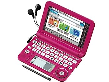 【中古】（非常に良い）シャープ Brain カラー電子辞書 中学生向け ピンク色 PW-G4200-P