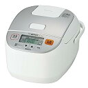 【中古】(非常に良い)象印 炊飯器 5.5合 マイコン式 極め炊き ホワイト NL-DA10-WA