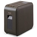 【中古】(非常に良い)アイリスオーヤマ 静音シュレッダー 家庭用 細断枚数4枚 マイクロクロスカット 木目 連続使用10分 CD/DVD/BD細断可能 ダストボ...