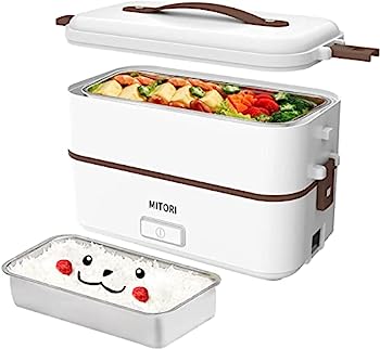 【中古】2段式炊飯器 コロナ感染抑える高速弁当箱炊飯器 0.5~1.5合 ひとり暮らし用 蒸し 炊き 温め機能付き 1台3役 小型 一人用 小型炊飯器 米もおかずものサムネイル