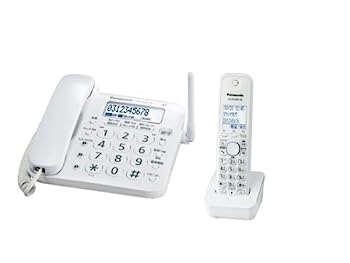 【中古】（非常に良い）パナソニック RU・RU・RU デジタルコードレス電話機 子機1台付き 1.9GHz DECT準拠方式 VE-GD21DL-W