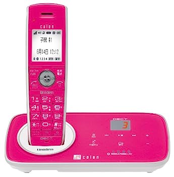 【中古】Uniden デジタルコードレス留守番電話機 可憐 子機1台タイプ ローズ DECT3280(RO)