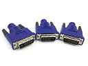 【中古】DVI仮想コネクタ幻影ディスプレイエミュレーターDDC EDIDエミュレーター、偽エミュレータ2K @ 60Hz-3Pack