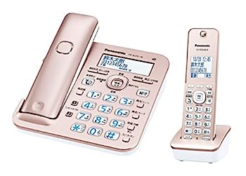 【中古】（非常に良い）パナソニック RU・RU・RU デジタルコードレス電話機 子機1台付き 1.9GHz DECT準拠方式 ピンクゴールド VE-GZ51DL-N
