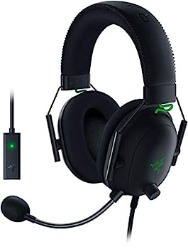 【中古】(非常に良い)Razer BlackShark V2 ゲーミングヘッドセット USBサウンドカード付 USB 3.5mmアナログ THX 7.1ch 立体音響 特許技術採用チタンコート50mmドライ 【中古】(非常に良い)Razer BlackShark V2 ゲーミングヘッドセット USBサウンドカード付 USB 3.5mmアナログ THX 7.1ch 立体音響 特許技術採用チタンコート50mmドライ