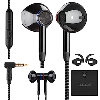 LUDOS NOVA マイク付き有線イヤホン ノイズアイソレーション