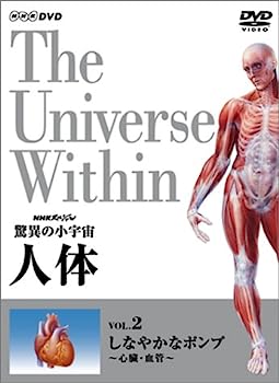 【中古】NHKスペシャル 驚異の小宇宙 人体 Vol.2「しなやかなポンプ~心臓・血管~」 [DVD]【メーカー名】【メーカー型番】【ブランド名】Nhk エンタープライズ【商品説明】NHKスペシャル 驚異の小宇宙 人体 Vol.2「しなやかなポンプ~心臓・血管~」 [DVD]こちらの商品は中古品となっております。 画像はイメージ写真ですので 商品のコンディション・付属品の有無については入荷の度異なります。 買取時より付属していたものはお付けしておりますが付属品や消耗品に保証はございません。 商品ページ画像以外の付属品はございませんのでご了承下さいませ。 中古品のため使用に影響ない程度の使用感・経年劣化（傷、汚れなど）がある場合がございます。 また、中古品の特性上ギフトには適しておりません。 当店では初期不良に限り 商品到着から7日間は返品を受付けております。 他モールとの併売品の為 完売の際はご連絡致しますのでご了承ください。 プリンター・印刷機器のご注意点 インクは配送中のインク漏れ防止の為、付属しておりませんのでご了承下さい。 ドライバー等ソフトウェア・マニュアルはメーカーサイトより最新版のダウンロードをお願い致します。 ゲームソフトのご注意点 特典・付属品・パッケージ・プロダクトコード・ダウンロードコード等は 付属していない場合がございますので事前にお問合せ下さい。 商品名に「輸入版 / 海外版 / IMPORT 」と記載されている海外版ゲームソフトの一部は日本版のゲーム機では動作しません。 お持ちのゲーム機のバージョンをあらかじめご参照のうえ動作の有無をご確認ください。 輸入版ゲームについてはメーカーサポートの対象外です。 DVD・Blu-rayのご注意点 特典・付属品・パッケージ・プロダクトコード・ダウンロードコード等は 付属していない場合がございますので事前にお問合せ下さい。 商品名に「輸入版 / 海外版 / IMPORT 」と記載されている海外版DVD・Blu-rayにつきましては 映像方式の違いの為、一般的な国内向けプレイヤーにて再生できません。 ご覧になる際はディスクの「リージョンコード」と「映像方式※DVDのみ」に再生機器側が対応している必要があります。 パソコンでは映像方式は関係ないため、リージョンコードさえ合致していれば映像方式を気にすることなく視聴可能です。 商品名に「レンタル落ち 」と記載されている商品につきましてはディスクやジャケットに管理シール（値札・セキュリティータグ・バーコード等含みます）が貼付されています。 ディスクの再生に支障の無い程度の傷やジャケットに傷み（色褪せ・破れ・汚れ・濡れ痕等）が見られる場合がありますので予めご了承ください。 2巻セット以上のレンタル落ちDVD・Blu-rayにつきましては、複数枚収納可能なトールケースに同梱してお届け致します。 トレーディングカードのご注意点 当店での「良い」表記のトレーディングカードはプレイ用でございます。 中古買取り品の為、細かなキズ・白欠け・多少の使用感がございますのでご了承下さいませ。 再録などで型番が違う場合がございます。 違った場合でも事前連絡等は致しておりませんので、型番を気にされる方はご遠慮ください。 ご注文からお届けまで 1、ご注文⇒ご注文は24時間受け付けております。 2、注文確認⇒ご注文後、当店から注文確認メールを送信します。 3、お届けまで3-10営業日程度とお考え下さい。 　※海外在庫品の場合は3週間程度かかる場合がございます。 4、入金確認⇒前払い決済をご選択の場合、ご入金確認後、配送手配を致します。 5、出荷⇒配送準備が整い次第、出荷致します。発送後に出荷完了メールにてご連絡致します。 　※離島、北海道、九州、沖縄は遅れる場合がございます。予めご了承下さい。 当店ではすり替え防止のため、シリアルナンバーを控えております。 万が一すり替え等ありました場合は然るべき対応をさせていただきます。 お客様都合によるご注文後のキャンセル・返品はお受けしておりませんのでご了承下さい。 電話対応はしておりませんので質問等はメッセージまたはメールにてお願い致します。