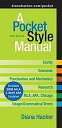 楽天IINEX【中古】A Pocket Style Manual: Includes 2009 Mla & 2010 Apa Updates