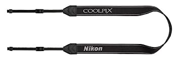 【中古】Nikon ネックストラップ コンパクトデジカメ・COOLPIX用 AN-CP21 ロゴ入り ブラック ANCP21