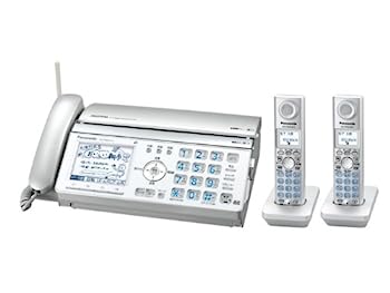 【中古】（非常に良い）パナソニック おたっくす デジタルコードレスFAX 子機2台付き シルバー KX-PW62..