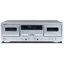 【中古】TEAC カセットデッキ ダブルオートリバース シルバー W-890R-S