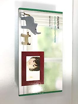 【中古】（非常に良い）FUJIFILM デジタルフォトフレーム DP-701SH レッド DP-701SH R