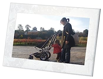 【中古】（非常に良い）FUJIFILM デジタルフォトフレーム DP-801 ホワイト DP-801SH W