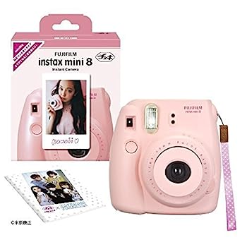 【中古】FUJIFILM インスタントカメラ チェキ instax mini 8 ピンク INS MINI 8 PINK N