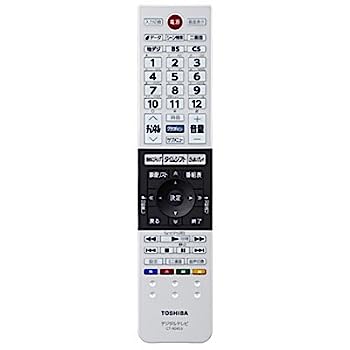 【中古】（非常に良い）東芝 液晶テレビ用リモコンCT-90453(75038216)生産完了に付き代替品(75044335)でのお届けになります。