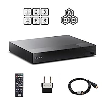 【中古】Sony BDP-S1500 Multi Region Blu-ray DVD, Region Free Player 110-240 volts, HDMI Cable & Dynastar Plug Adapter Package ..