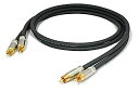 【中古】(非常に良い)プロケーブル BELDEN ベルデン 8412(黒) RCA-RCA【ケーブル長】1m×2本セット